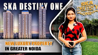 SKA Destiny One Project Review  Luxury 34 BHK in Greater Noida [upl. by Yenwat]