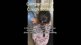 If you hear this kind of cough sound first have them breathe in cold airㅣCroup cough sound [upl. by Phares]