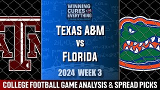 Texas AampM vs Florida Picks amp Prediction Against the Spread 2024 College Football Analysis [upl. by Blader]