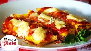 BEST CANNELLONI RECIPE  Italian Ricotta and Spinach Cannelloni Pasta [upl. by Yar3]