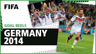 🇩🇪 All of Germanys 2014 World Cup Goals  Gotze Klose Muller amp more [upl. by Thunell453]