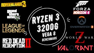 Ryzen 3 3200g Vega 8 Benchmark [upl. by Puiia430]