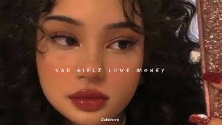 Sad girlz love money Amaarae slowed  reverbed [upl. by Aara192]