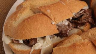 Homemade Cheesesteaks  Recipe  Laura Vitale  Laura in the Kitchen Episode 283 [upl. by Tilda]