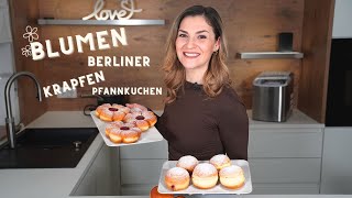 Leckeres Rezept Perfekte Berliner Krapfen amp Pfannkuchen selbst gemacht  Anleitung [upl. by Elia]