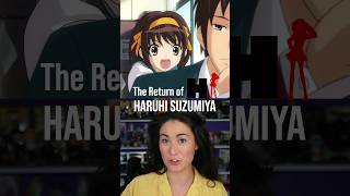 Haruhi Suzumiya is BACK with a new story after her return 4 yrs ago haruhisuzumiya kyon kyoani [upl. by Sirehc424]