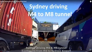 Relaxing realtime driving through Sydney’s M4 WestConnex and the new M8 WestConnex tunnel [upl. by Plante803]