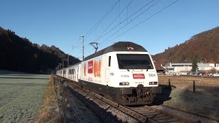 Re 465 004 quotTrubschachenquot mit Kambly Express in Schachen LU [upl. by Waylan]