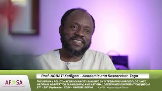 Prof AGBATI Koffigan  Academic and Researcher Togo [upl. by Stormy]