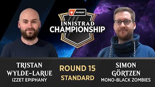 Simon Görtzen vs Tristan WyldeLaRue  Round 15  Innistrad Championship [upl. by Rehtul]