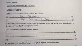 G12 2023 Religious Education 2046 Exam [upl. by Oates]