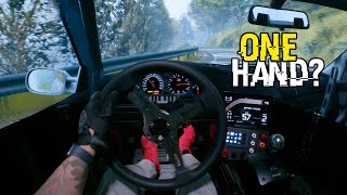 ONE Handed Drifting is INSANE in Assetto Corsa  Fanatec CSL DD [upl. by Lopes]