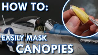 3 Easy and Effective ways to mask Aircraft Canopies  Quick Tutorial [upl. by Dhiren]