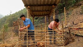 New Duck House Construction Process  Family Farm [upl. by Orman447]