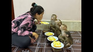 Thank You Mom Sister Sovanny Fastest Lip Smacking THANKS Mom For Prepare Bread For Dinner Treat [upl. by Ragucci]