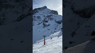 Skigebiet Garmisch Classic und Alpspitze im Winter alpen mountains [upl. by Eudo]