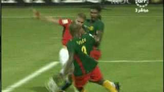 Zidans assist in African Cup Of Nations final 2008  Egypt vs Cameroon 10 [upl. by Olifoet221]