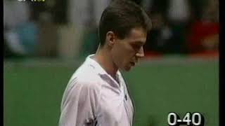 CarlUwe Steeb vs Mats Wilander Davis Cup final 1988 Sweden vs West Germany PART 6 [upl. by Lavotsirc]