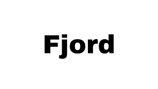 What is Fjord in Hindi  Fjord kya hota hai  Geography  Defination [upl. by Ennirroc]