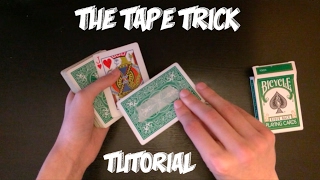 The Tape Trick Amazing Easy Card Trick Revealed [upl. by Oxley]