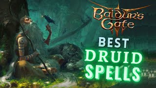 Baldurs Gate III  BEST Druid Spells All Levels [upl. by Kessiah839]