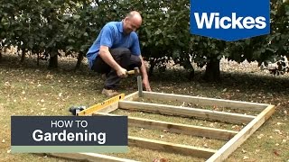 How to Build a Wooden Shed Base with Wickes [upl. by Jenkel]