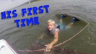 7 YEAR OLD WAKEBOARDING [upl. by Uv]