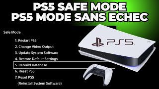 Comment Mettre La PS5 En Mode Sans Echec  How To Get Into PS5 Safe Mode  Playstation 5 Safe Mode [upl. by Atirma239]