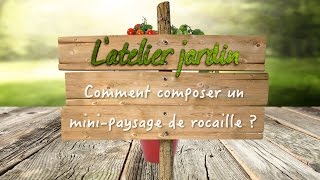 Comment composer un minipaysage de rocaille [upl. by Ednutabab]