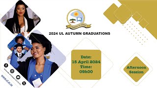 2024 Autumn Graduation Ceremony  15 April 2024  Afternoon Session [upl. by Trevar]