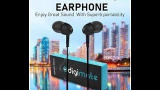 Digimate Ear Wired Earphone With Mic  Unboxing amp Review  Price  Shopclues  Cheapest Earphone [upl. by Jensen]