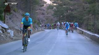 Fuglsang attacks  Stage 7 Nice  Col de la Couillole  ParisNice 2017 [upl. by Zea]