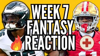 Fantasy Football Week 7 WINNERS and LOSERS [upl. by Loma]