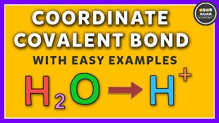 What is a Coordinate Covalent Bond [upl. by Ellerrehs]