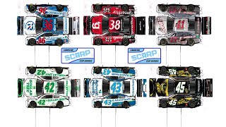 NASCAR papercraft 2024 part 5 [upl. by Noiemad]