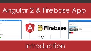 Angular 2 amp Firebase App Part 1  Project Introduction [upl. by Mareah]