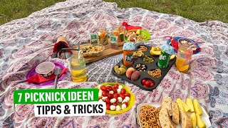 7 geniale Picknick Ideen 🧺 Tipps amp Tricks für das perfekte Picknick [upl. by Daeriam]