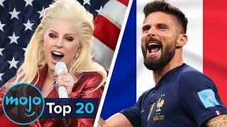 Top 20 Greatest National Anthems of All Time [upl. by Lise500]