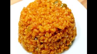 Orientalischer Bulgur  Reis  Bulgur pilav vegan  passt super zu Fleischgerichten [upl. by Hart733]