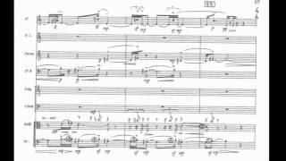 Giacinto Scelsi  Kya IIII w score for clarinet and 7 instruments [upl. by Newob371]