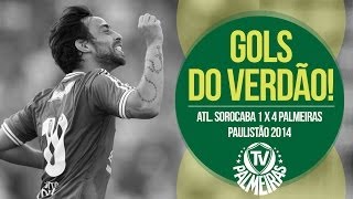 Confira os gols de Atlético Sorocaba 1 x 4 Palmeiras  Campeonato Paulista 2014 [upl. by Ammann]