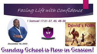 International Sunday School Lesson  December 10 2023  Facing Life with Confidence [upl. by Philomena289]