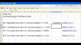 Using Technology to find an exact pvalue [upl. by Aronle486]