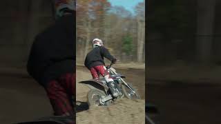 Riding a dirt bike one handed [upl. by Boser869]