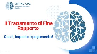 Il Trattamento di Fine Rapporto TFR [upl. by Nnairac]