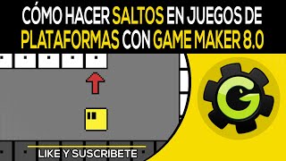 Como Hacer Un Juego De Plataformas En Game Maker 81 3  Saltos Y Colisiones Verticales [upl. by Acisej]