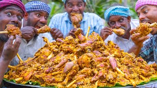 NALLI BIRYANI  Mutton Biryani Recipe Cooking in Village  Mutton Bone Marrow  Lamb Shanks Recipe [upl. by Pirali]