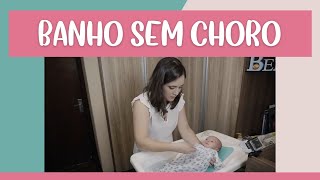 Como dar banho no bebê  Manual do RecémNascido [upl. by Landahl]