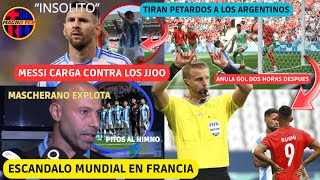 💥 INSOLITO MESSI ESTALLA CONTRA JJOO tras EL ESCANDALO MUNDIAL ANULAN GOL ARGENTINA HORAS DESPUÉS❌ [upl. by Ayrad80]