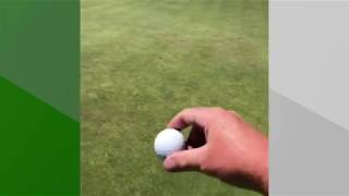 The greens at Shinnecock are insanely fast  Video of ball rolling off the green [upl. by Bohaty]